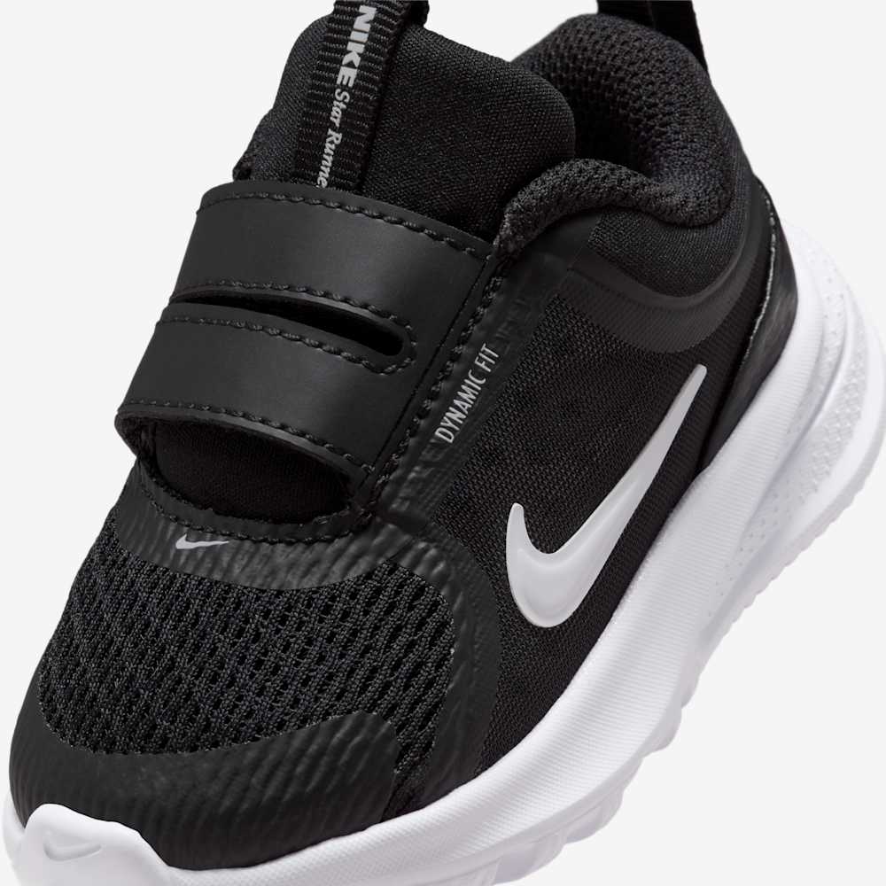 Tenis para correr para niño en negro · HF7006-002 - vista 7