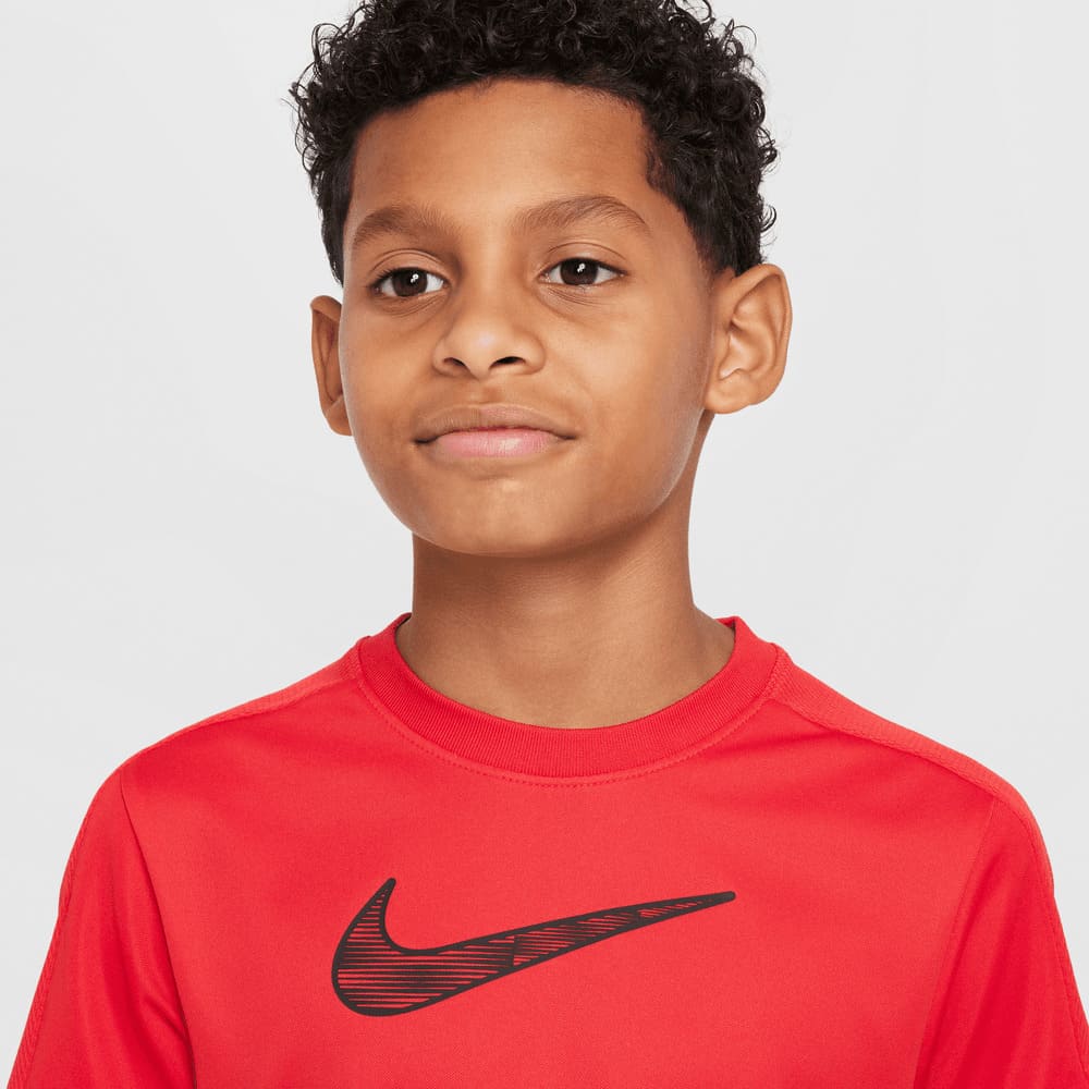 Camisetas y esqueletos para entrenamiento para niño en rojo · HF8079-657 - vista 3