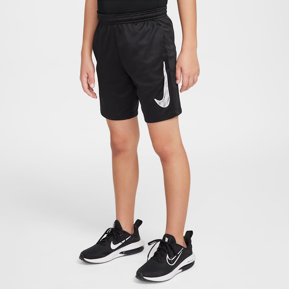 Shorts y Pantalonetas para entrenamiento para niño en negro · HF8081-010 - vista 1