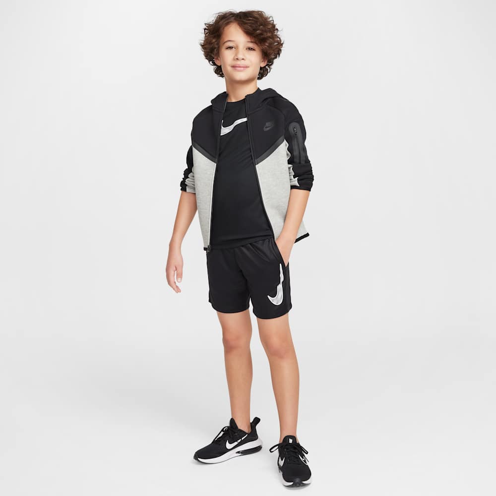 Shorts y Pantalonetas para entrenamiento para niño en negro · HF8081-010 - vista 7