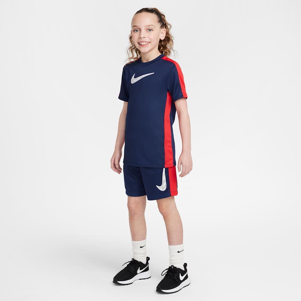 Shorts y Pantalonetas para entrenamiento para niño en azul · HF8081-410 - vista 7