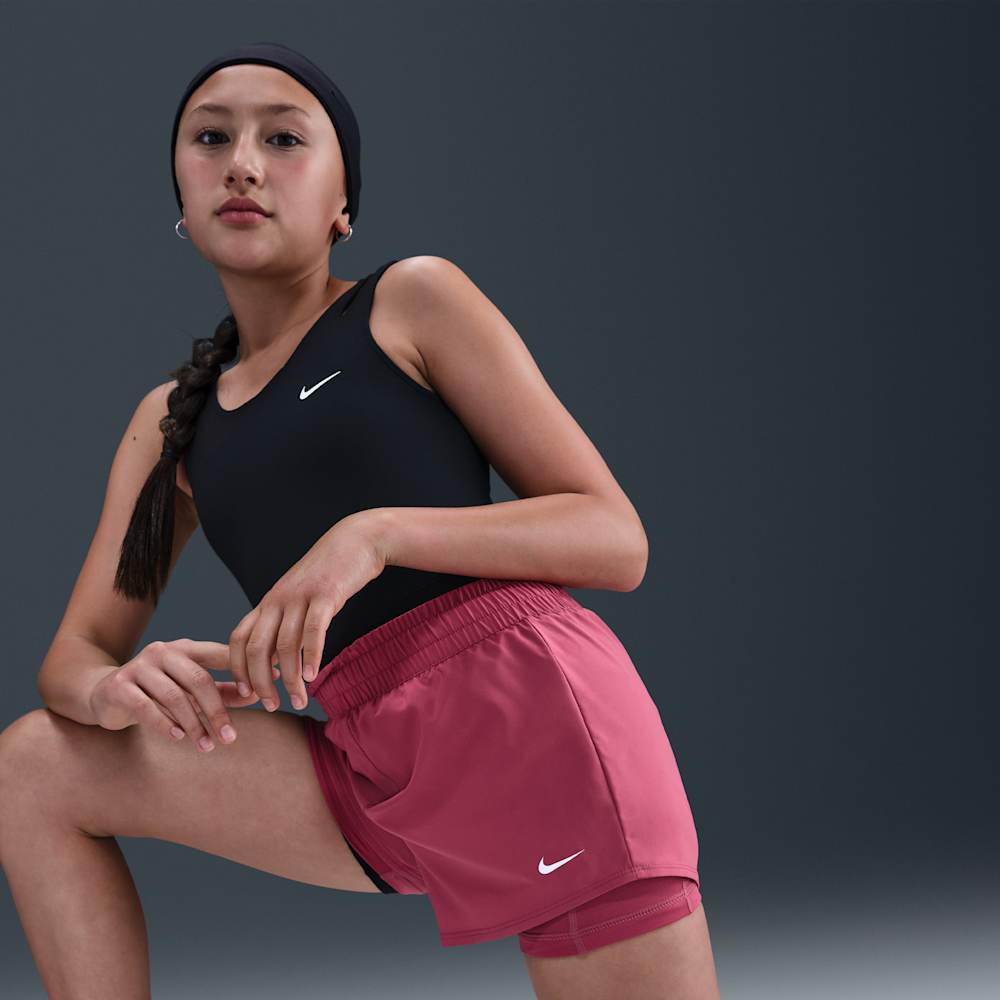 Shorts y Pantalonetas para entrenamiento para niño en morado · HF8237-634 - vista 5