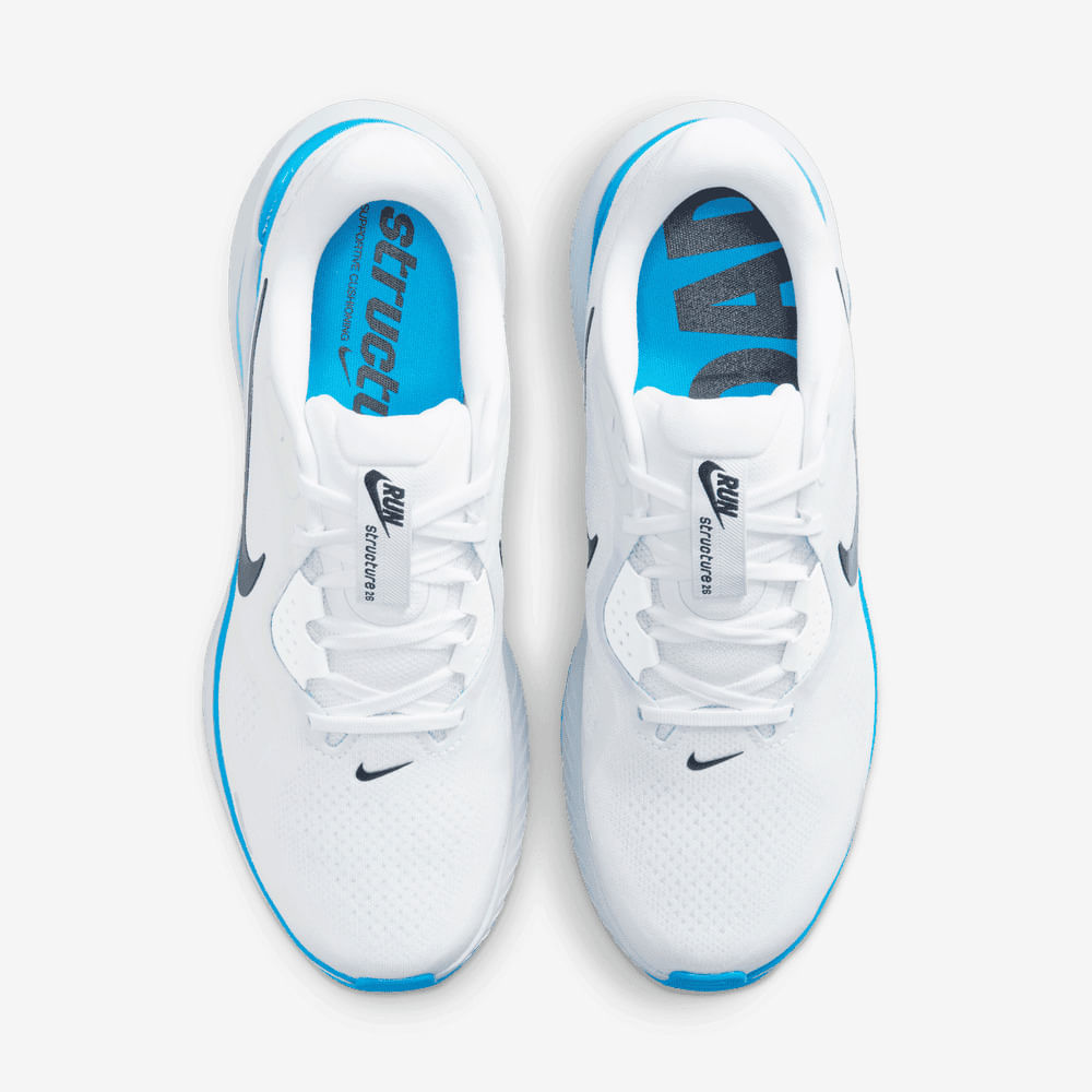 Tenis para correr para hombre en blanco · HJ1102-119 - vista 4
