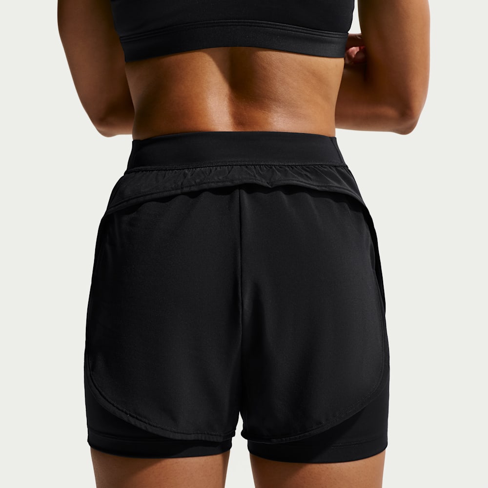 Shorts y Pantalonetas para entrenamiento para mujer en negro · HJ2261-010 - vista 3