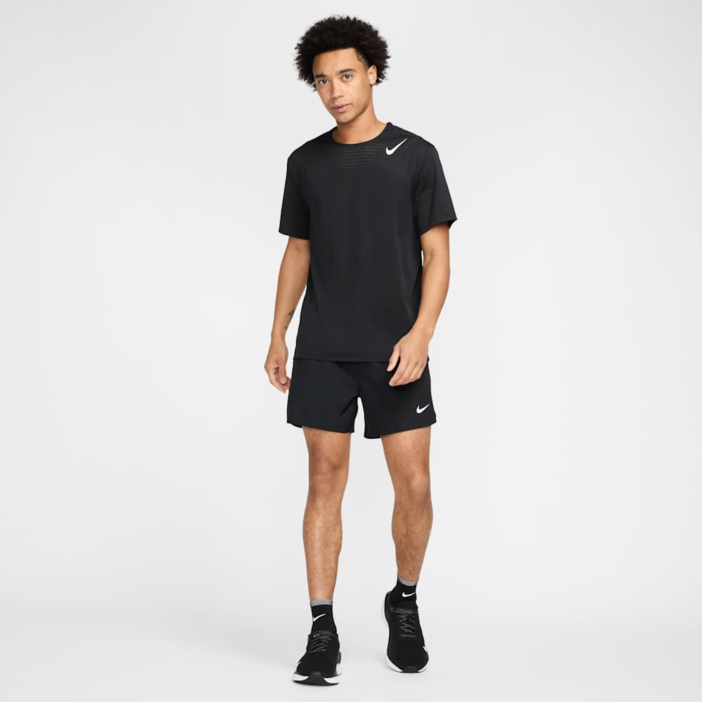 Camisetas y esqueletos para correr para hombre en negro · HJ3377-010 - vista 5