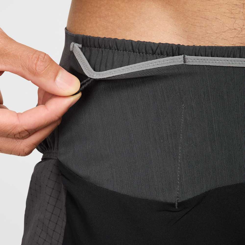 Shorts y Pantalonetas para correr para hombre en negro · HJ3572-010 - vista 4