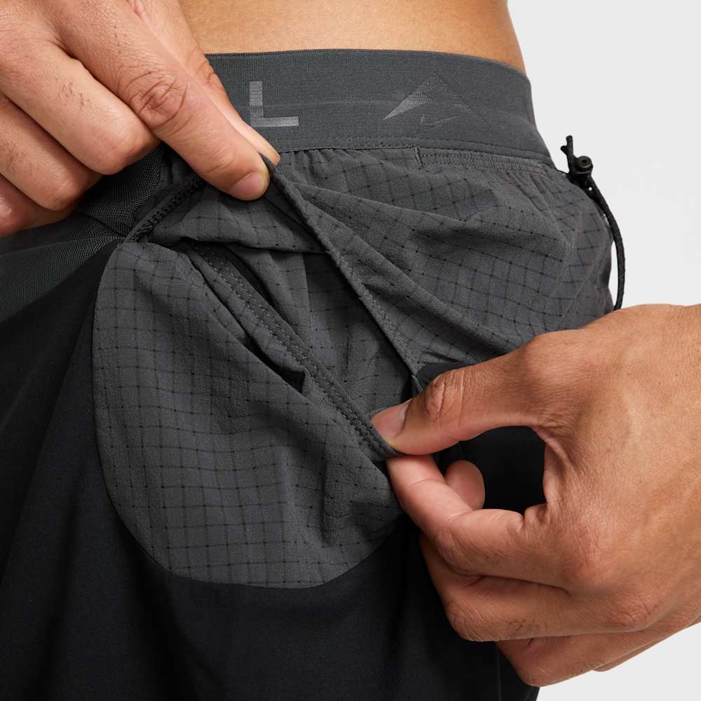 Shorts y Pantalonetas para correr para hombre en negro · HJ3572-010 - vista 6