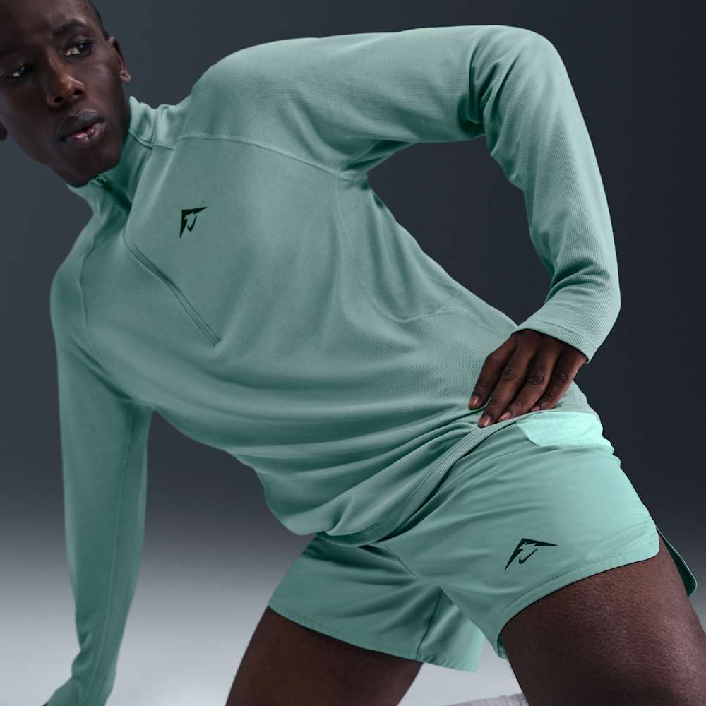 Shorts y Pantalonetas para correr para hombre en verde · HJ3572-017 - vista 5