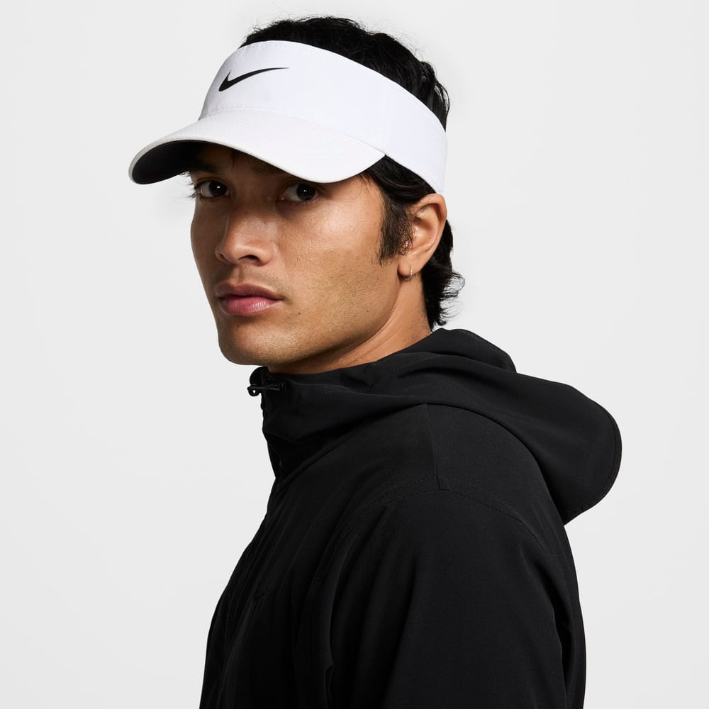 Gorras y viseras para correr para hombre en blanco · HJ3689-100 - vista 4