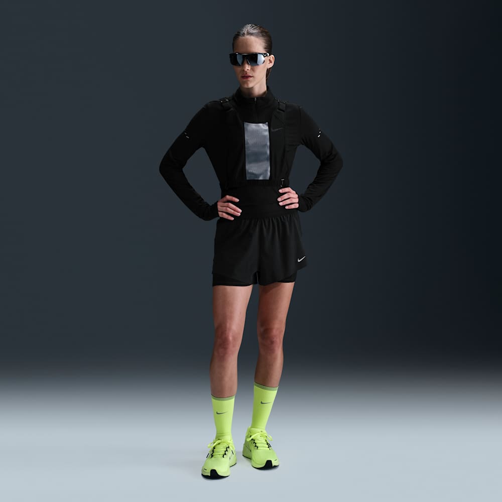 Shorts y Pantalonetas para correr para mujer en negro · HJ5376-010 - vista 1