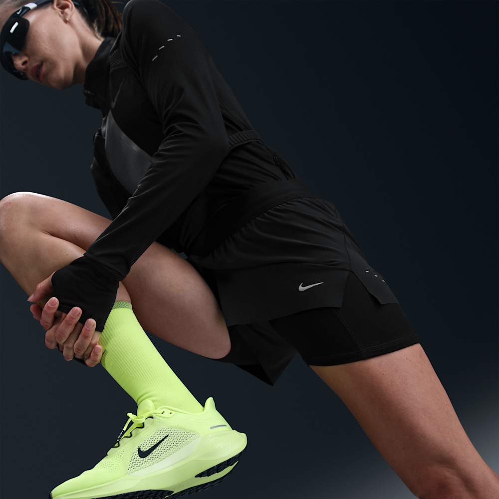 Shorts y Pantalonetas para correr para mujer en negro · HJ5376-010 - vista 6