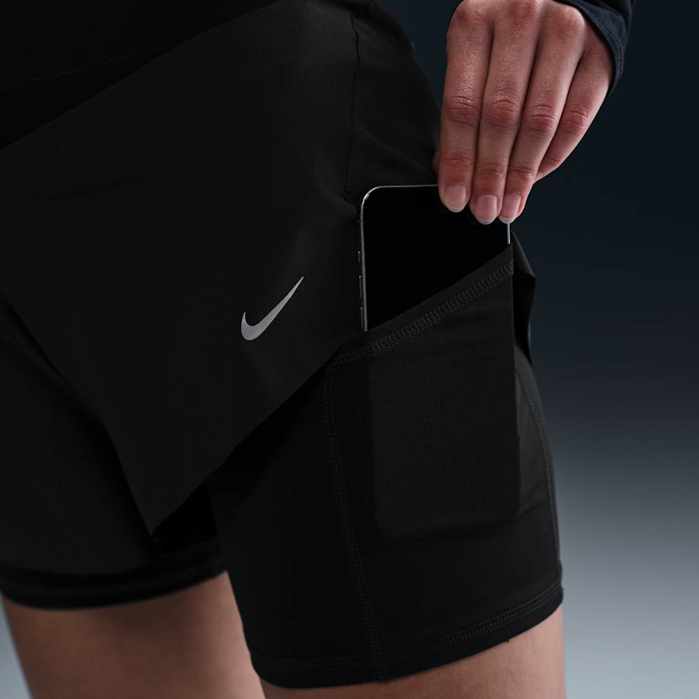 Shorts y Pantalonetas para correr para mujer en negro · HJ5376-010 - vista 5
