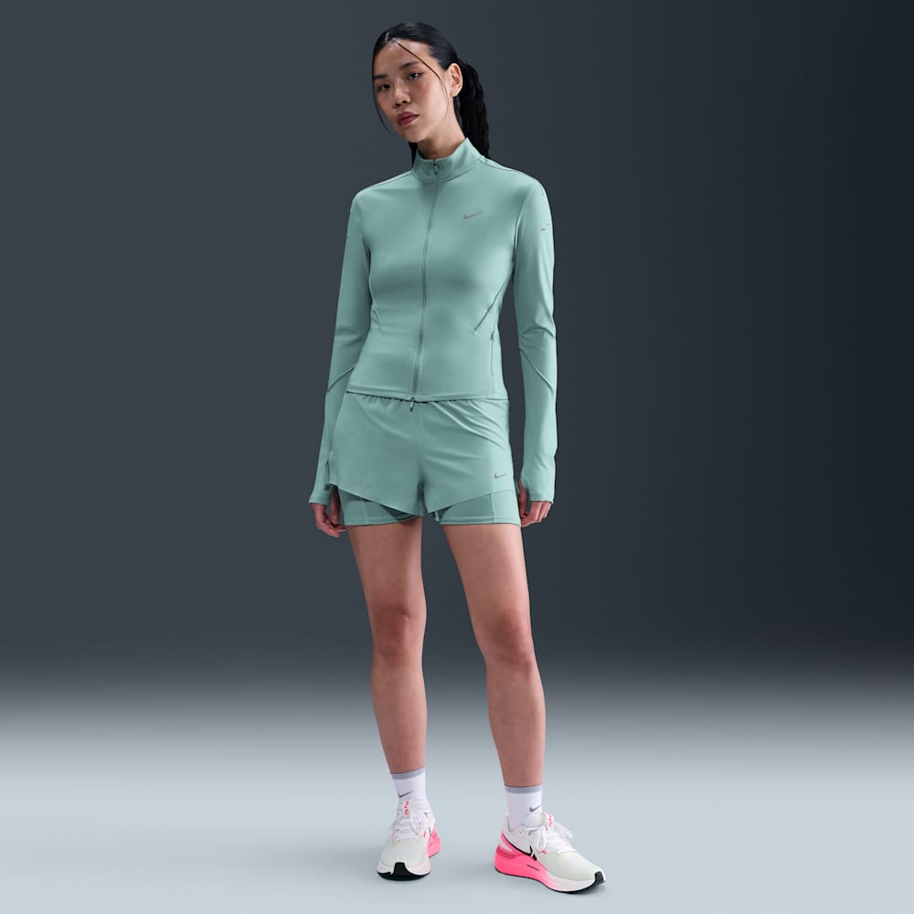 Shorts y Pantalonetas para correr para mujer en verde · HJ5376-017 - vista 1