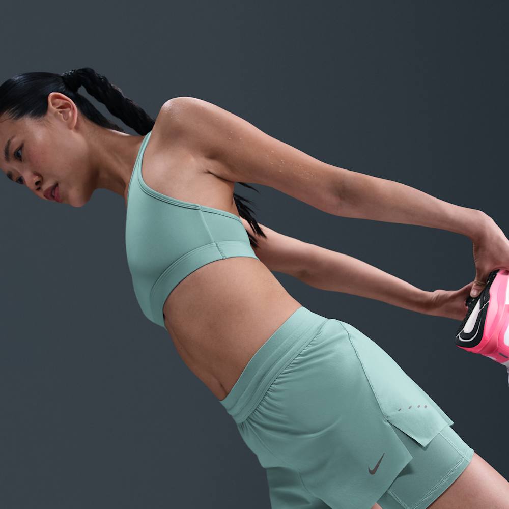 Shorts y Pantalonetas para correr para mujer en verde · HJ5376-017 - vista 5