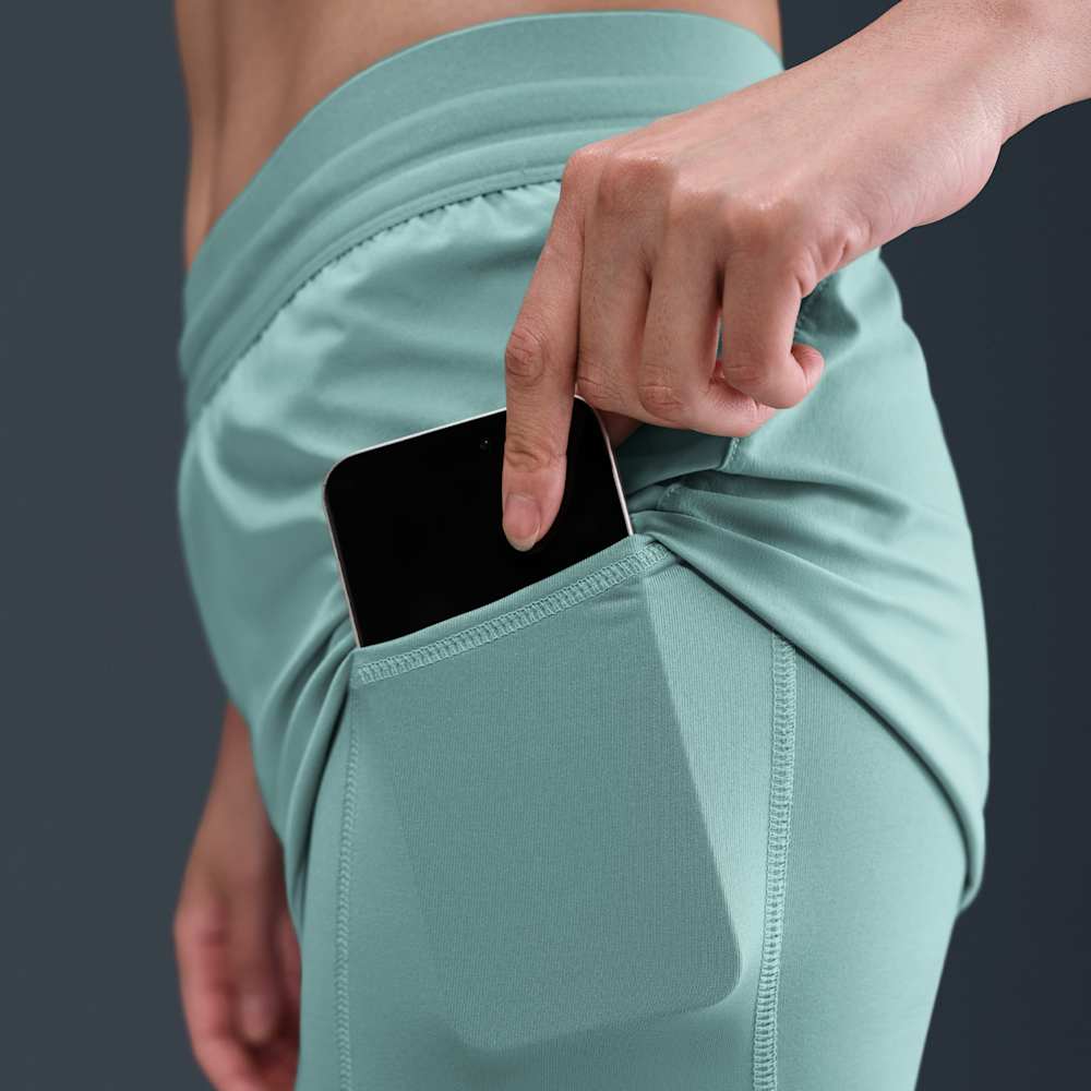 Shorts y Pantalonetas para correr para mujer en verde · HJ5376-017 - vista 6