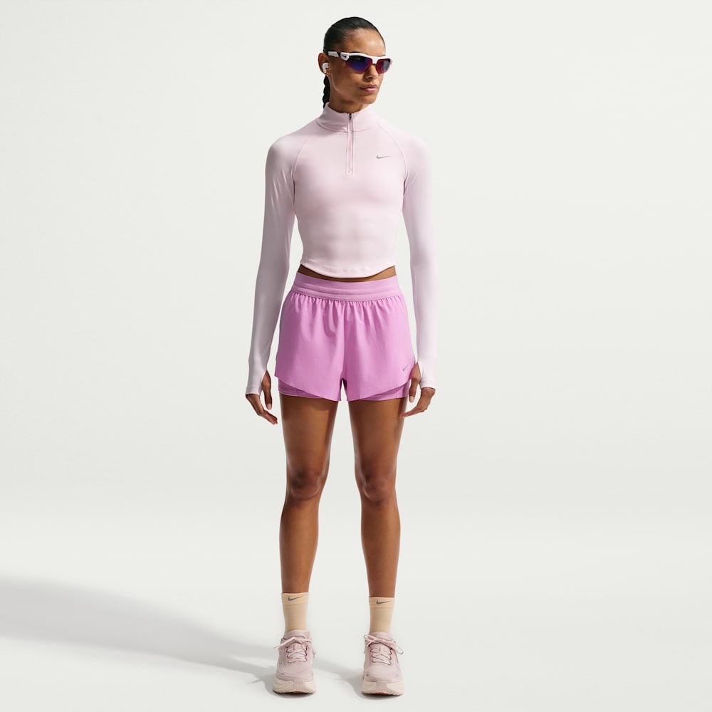 Shorts y Pantalonetas para correr para mujer en morado · HJ5376-503 - vista 1