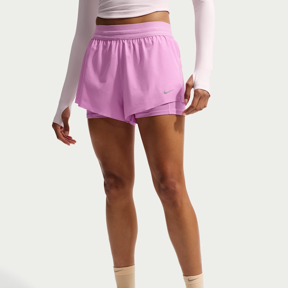 Shorts y Pantalonetas para correr para mujer en morado · HJ5376-503 - vista 2