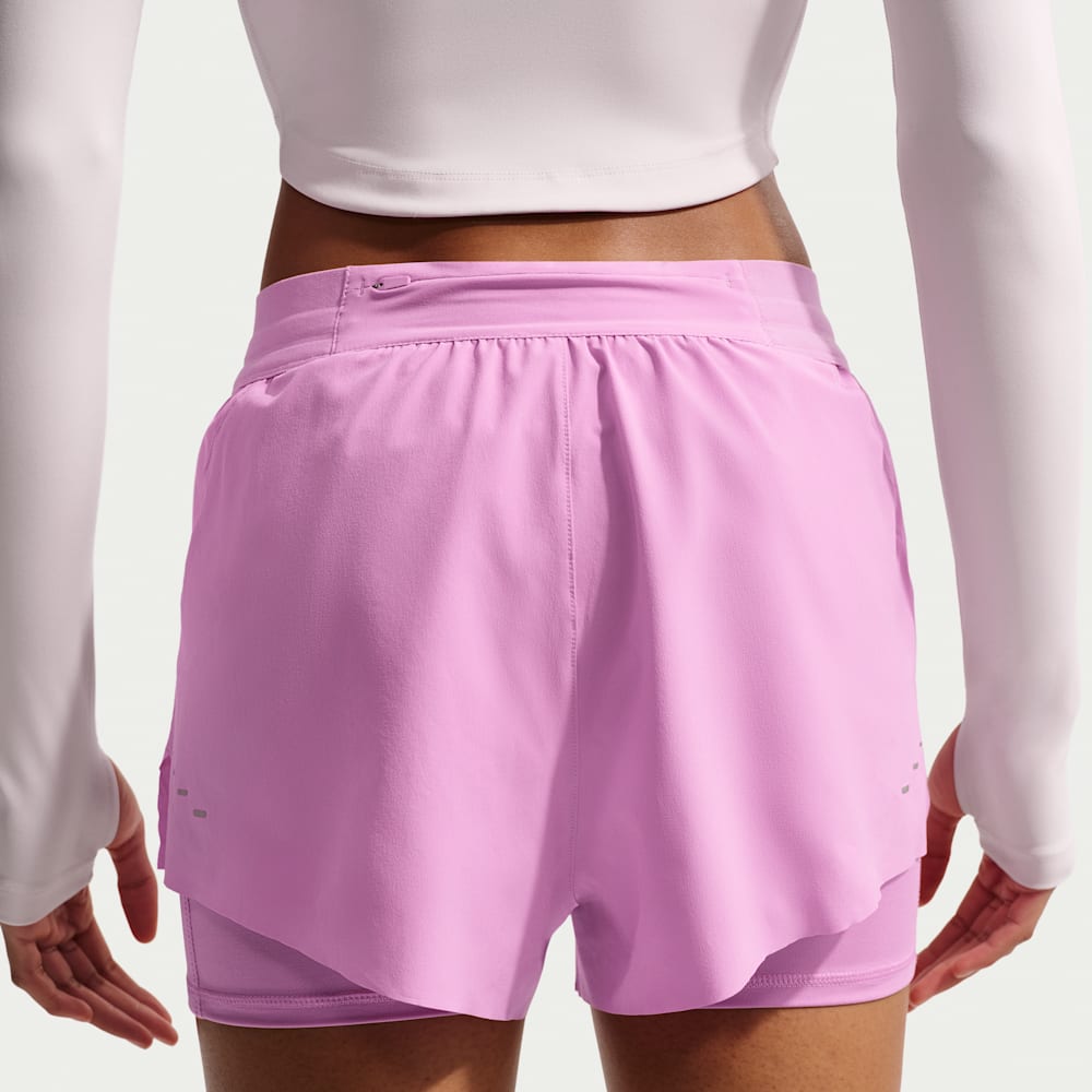 Shorts y Pantalonetas para correr para mujer en morado · HJ5376-503 - vista 3