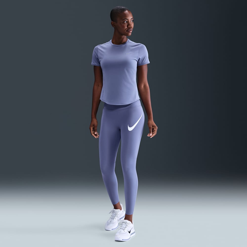 Camisetas y esqueletos para correr para mujer en azul · HM9698-499 - vista 4