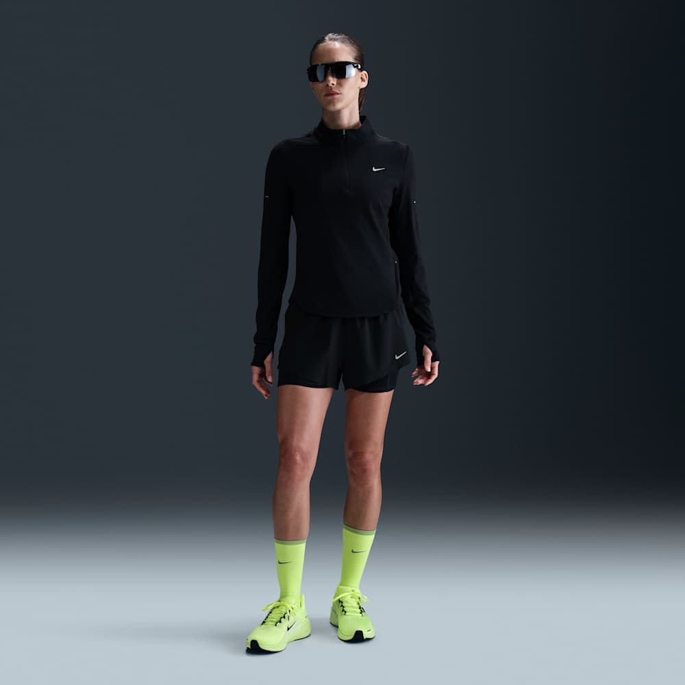 Camisetas y esqueletos para correr para mujer en negro · HQ0499-010 - vista 4
