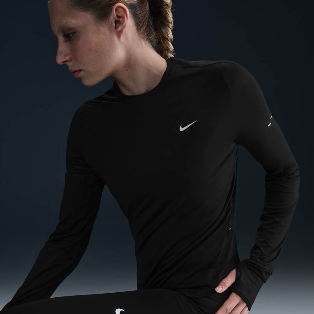Camisetas y esqueletos para correr para mujer en negro · HQ0503-010 - vista 3