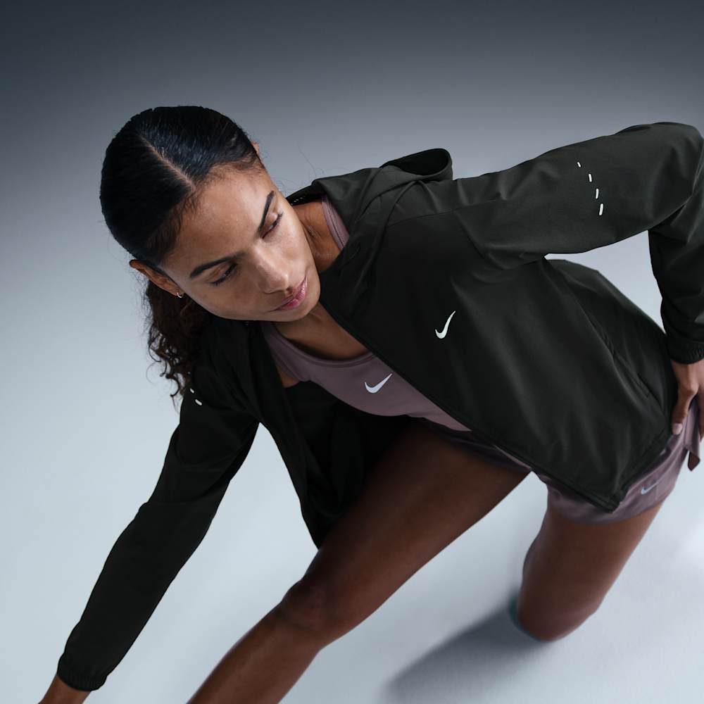 Chaquetas para correr para mujer en negro · HQ0650-010 - vista 3