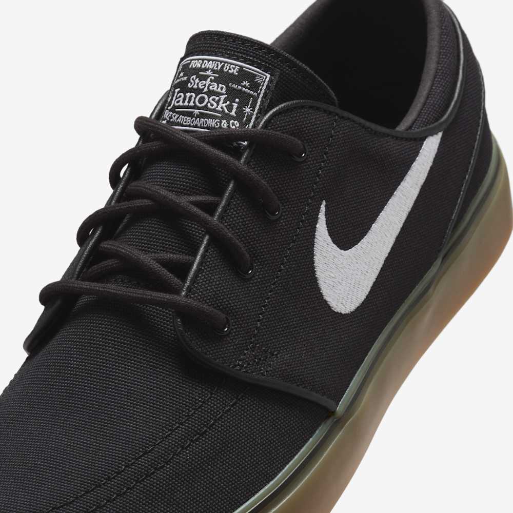 Tenis casual para hombre en negro · HQ1655-001 - vista 7