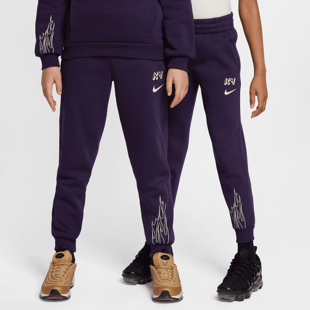 Pantalones y Joggers de fútbol para niño en morado · HQ3686-585 - vista 1