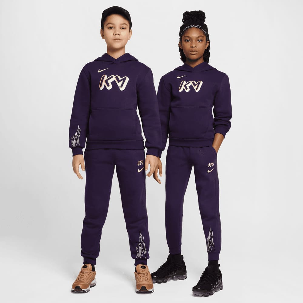 Pantalones y Joggers de fútbol para niño en morado · HQ3686-585 - vista 8