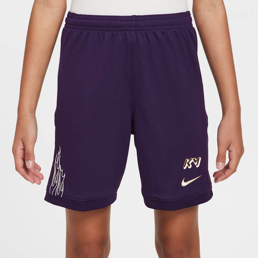 Shorts y Pantalonetas de fútbol para niño en morado · HQ3687-585 - vista 3