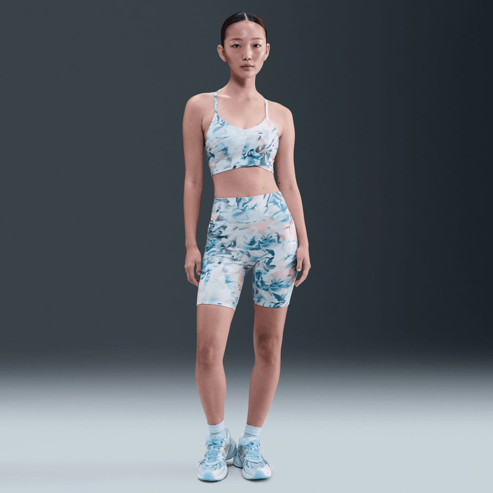 Brasier y Tops deportivos para entrenamiento para mujer en azul · HQ3954-423 - vista 1
