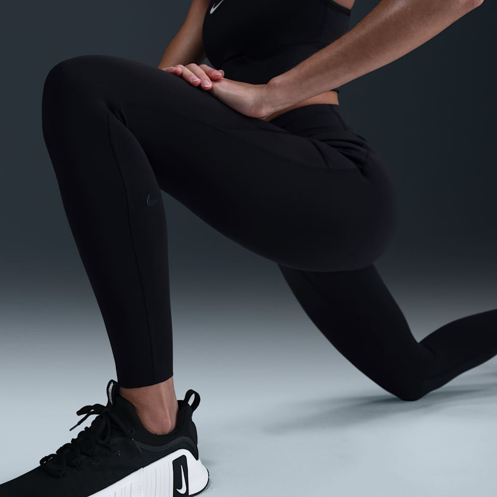 Leggins y Licras deportivas para entrenamiento para mujer en negro · HQ6813-010 - vista 2
