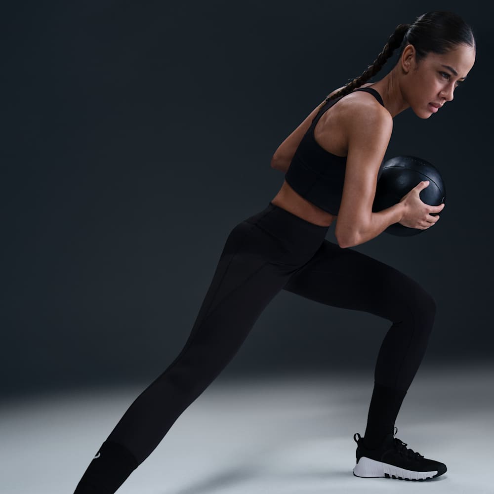 Leggins y Licras deportivas para entrenamiento para mujer en negro · HQ6813-010 - vista 5