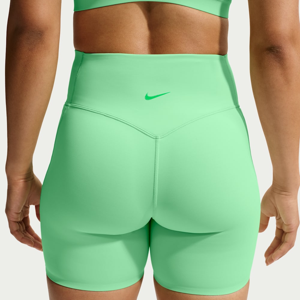 Shorts y Pantalonetas para entrenamiento para mujer en verde · HQ6832-336 - vista 3