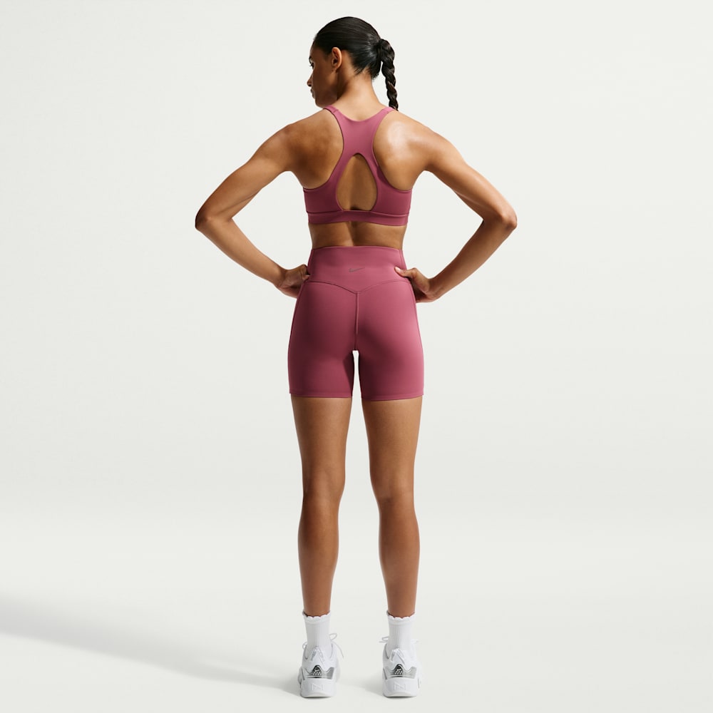 Shorts y Pantalonetas para entrenamiento para mujer en rojo · HQ6832-654 - vista 5