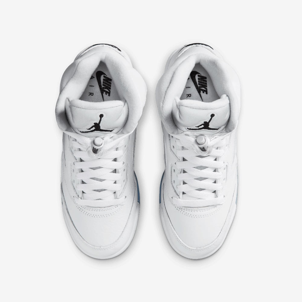 Tenis casual para niño en blanco · HQ7980-103 - vista 4
