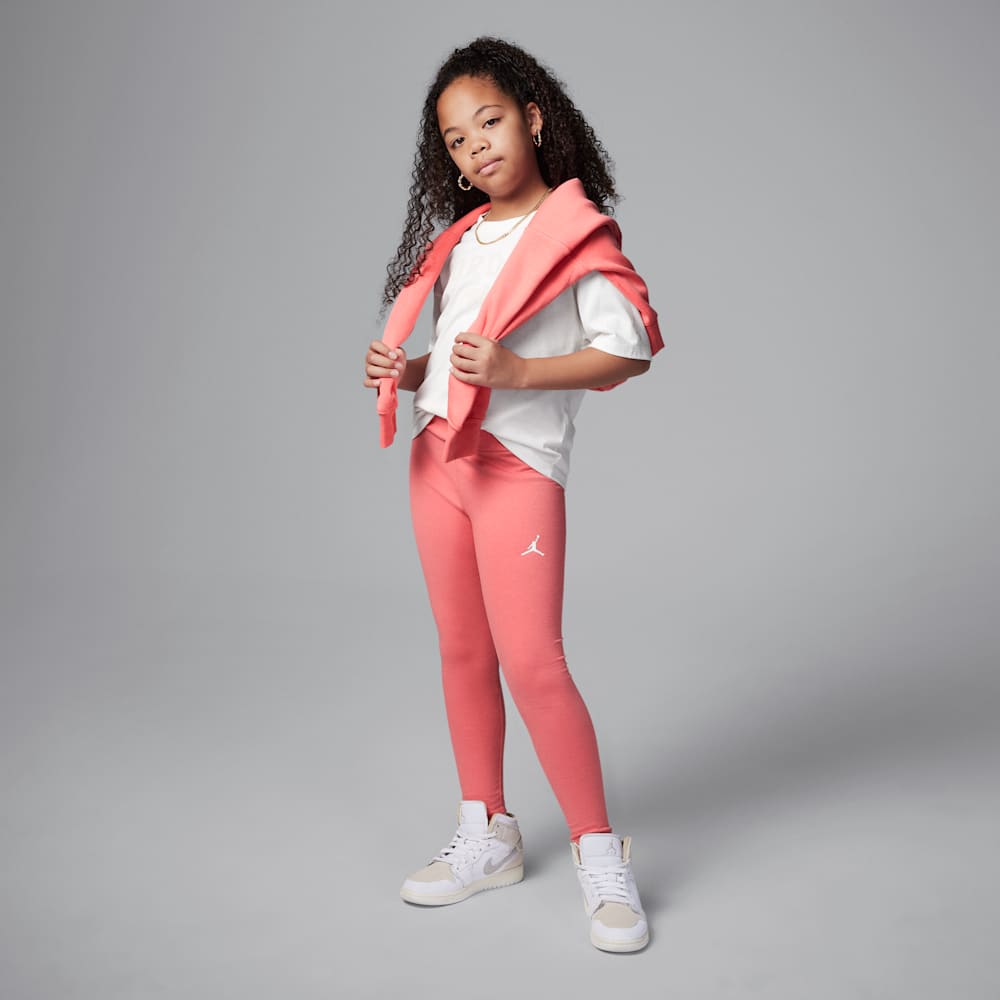 Licras deportivas casual para niña en rosa · HQ8123-678 - vista 5