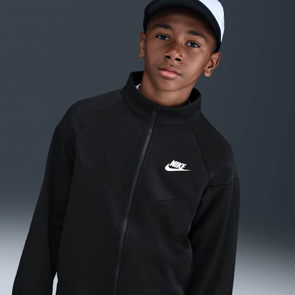 Sudaderas casual para niño en negro · HQ9315-010 - vista 2