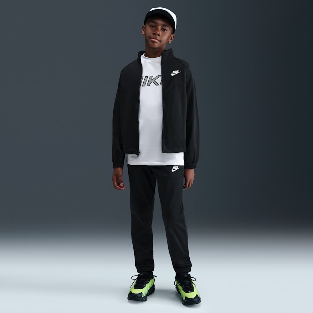 Sudaderas casual para niño en negro · HQ9315-010 - vista 6
