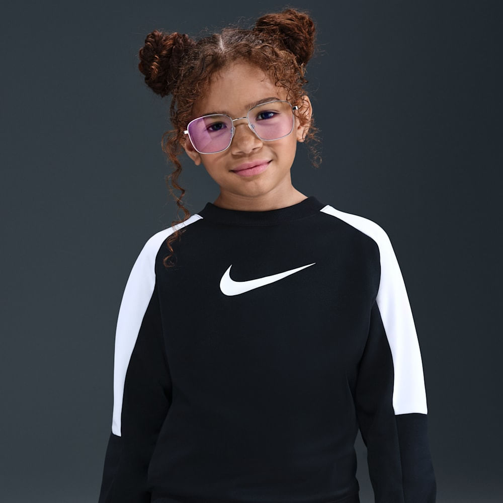 Sudaderas casual para niño en negro · HQ9317-010 - vista 2
