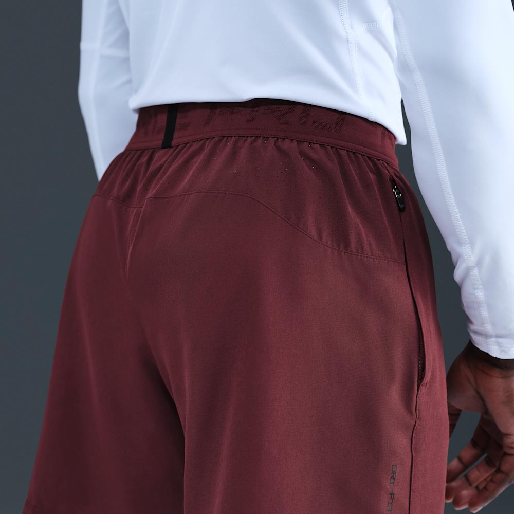 Shorts y Pantalonetas para entrenamiento para hombre en rojo · HV0411-619 - vista 3