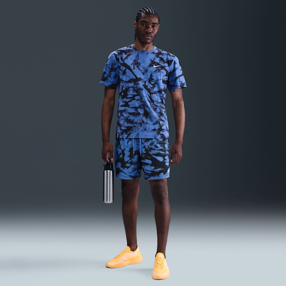 Shorts y Pantalonetas para entrenamiento para hombre en azul · HV0431-411 - vista 1
