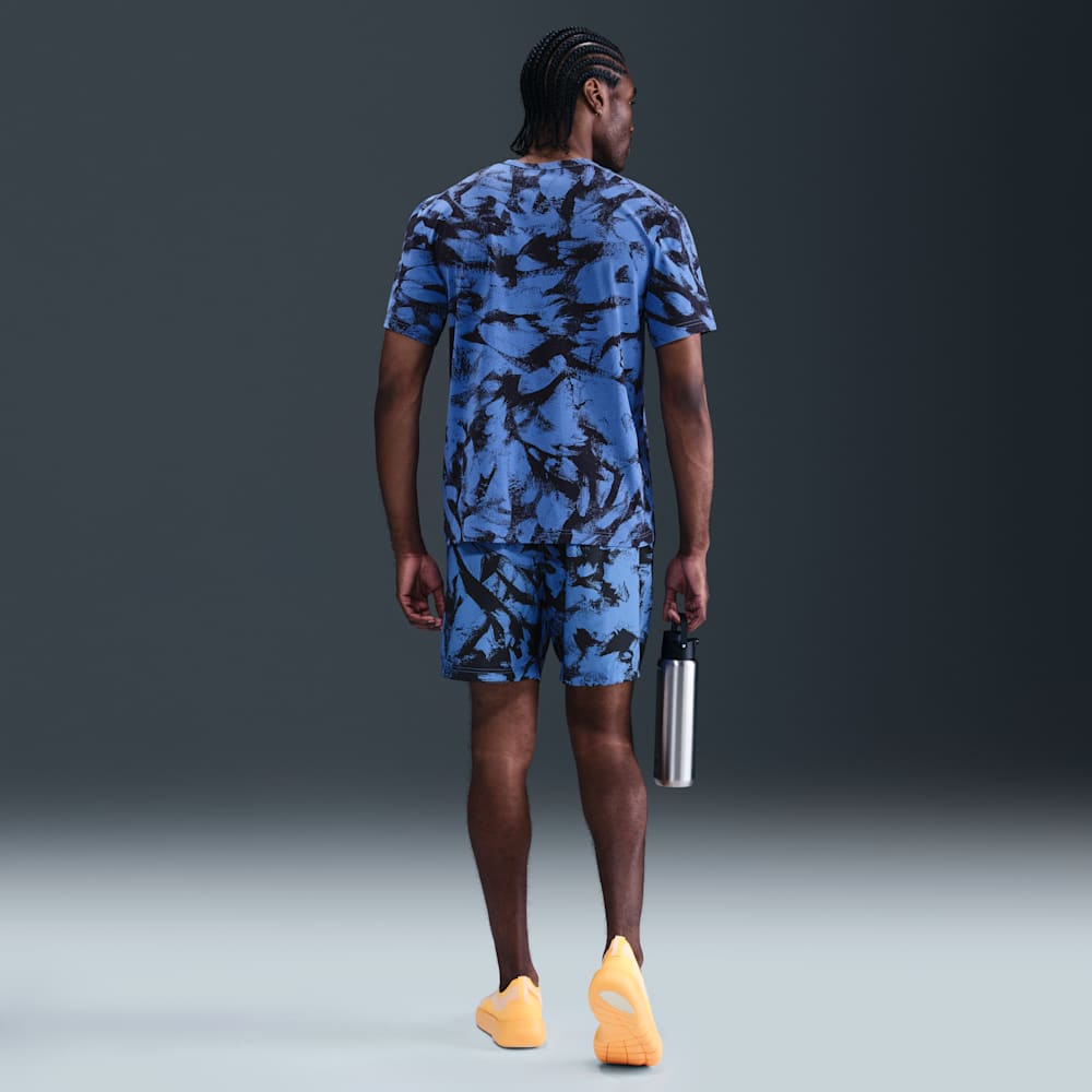 Shorts y Pantalonetas para entrenamiento para hombre en azul · HV0431-411 - vista 4