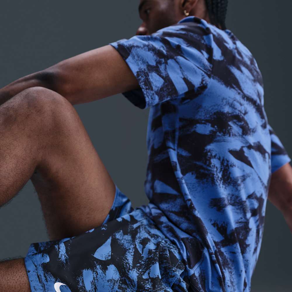 Shorts y Pantalonetas para entrenamiento para hombre en azul · HV0431-411 - vista 5