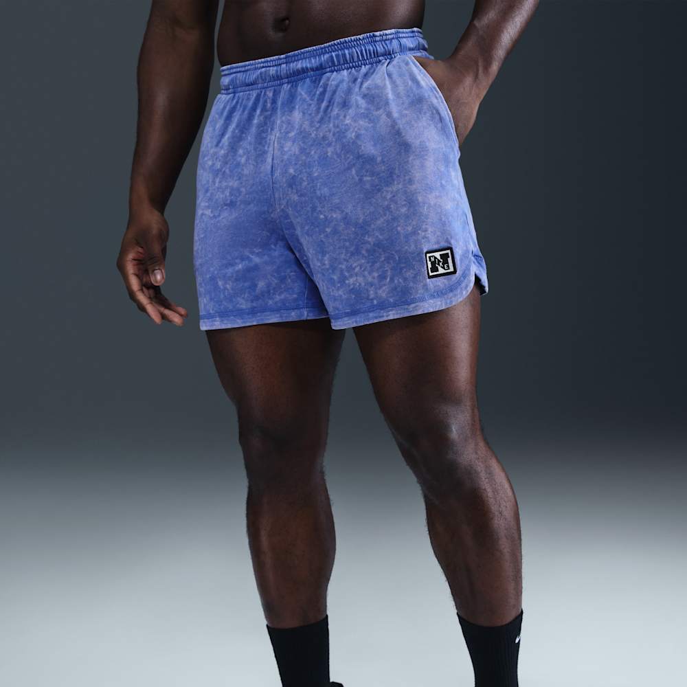 Shorts y Pantalonetas para entrenamiento para hombre en azul · HV0631-411 - vista 2