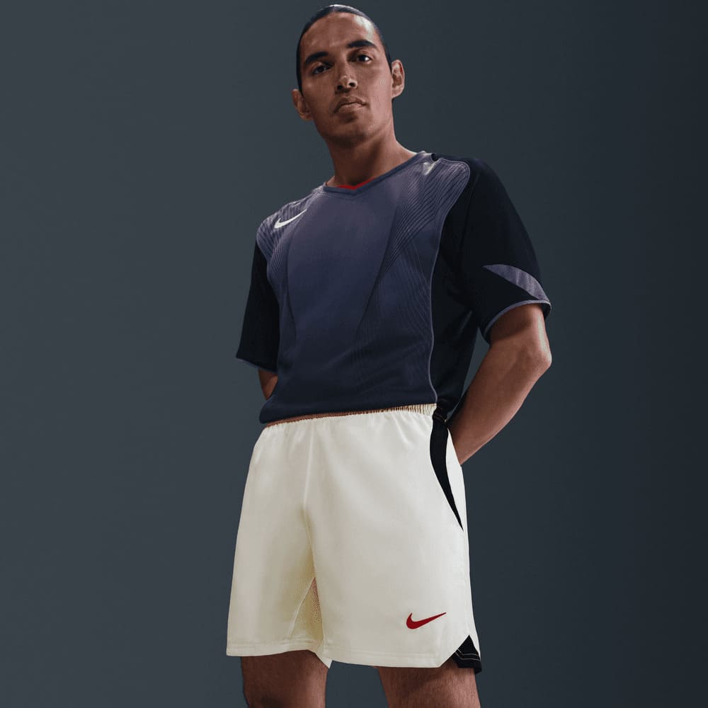 Shorts y Pantalonetas de fútbol para hombre en blanco · HV1182-133 - vista 2