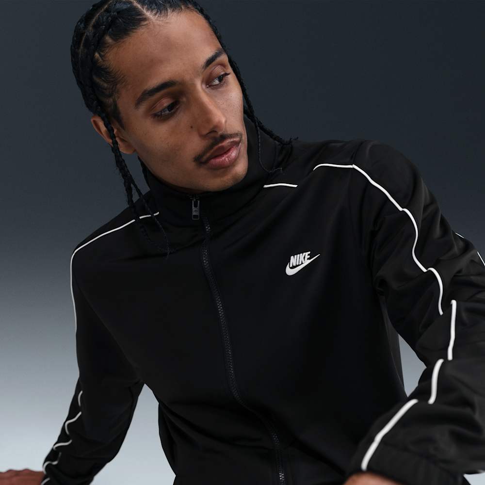 Sudaderas casual para hombre en negro · HV1444-010 - vista 6