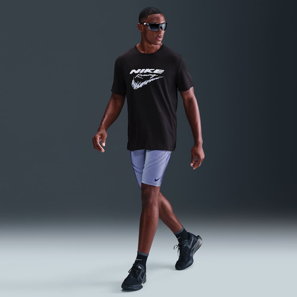 Camisetas y esqueletos para correr para hombre en negro · HV2135-010 - vista 4