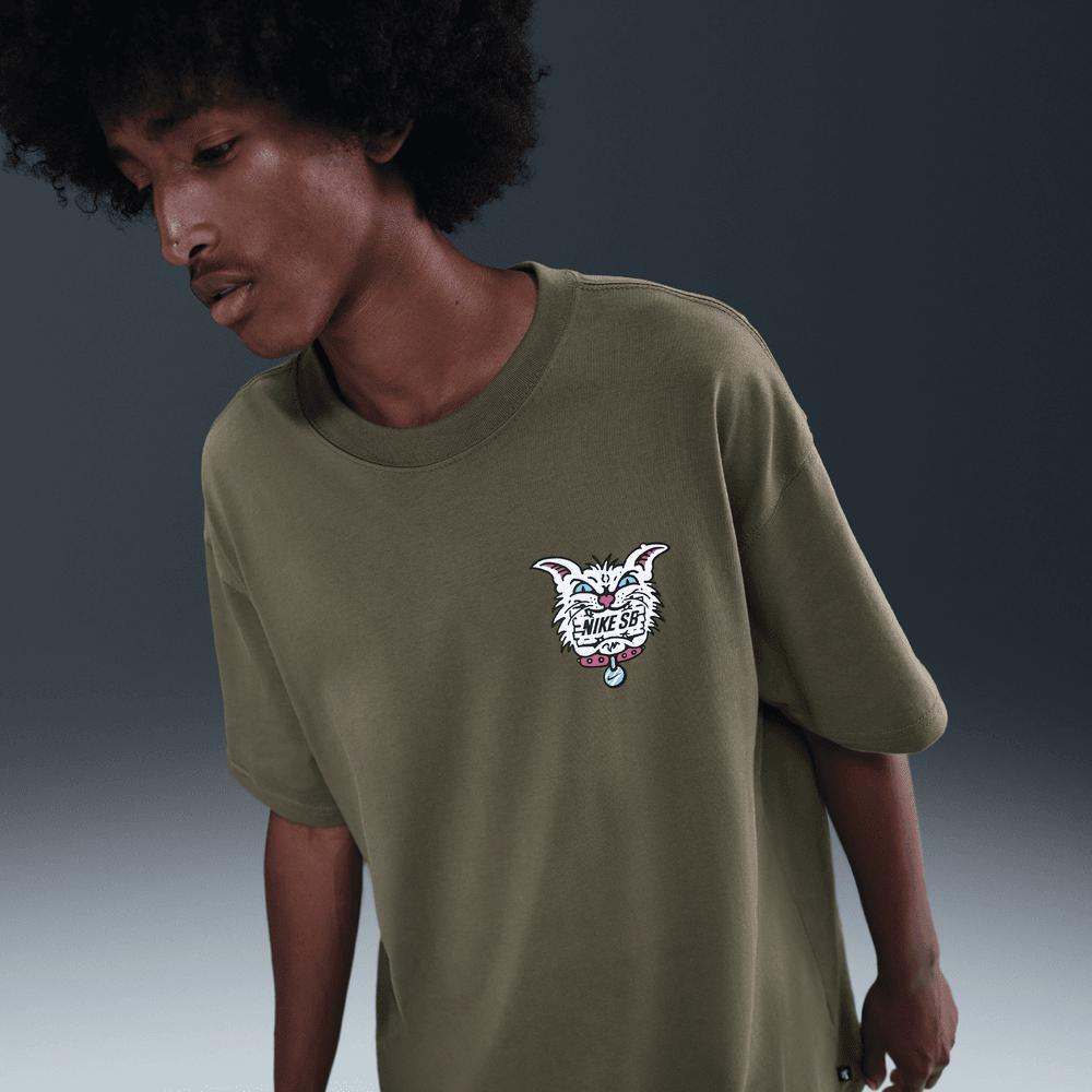 Camisetas y esqueletos casual para hombre en verde · HV2188-222 - vista 3