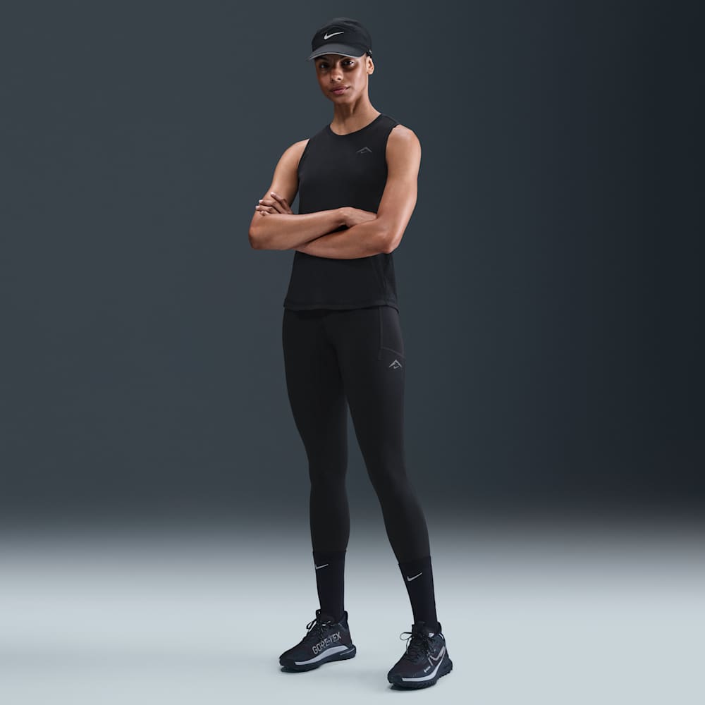 Leggins y Licras deportivas para correr para mujer en negro · HV2285-010 - vista 1